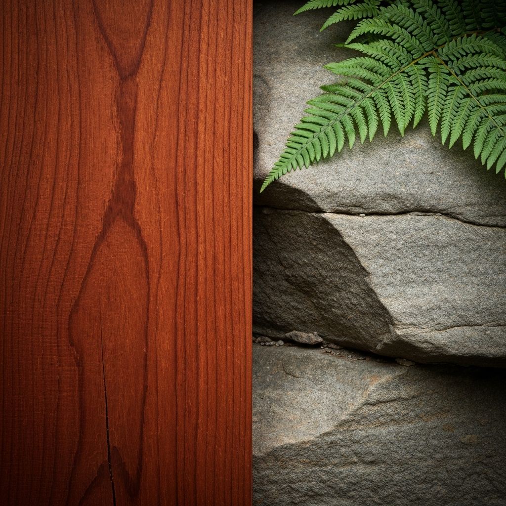 Natural textures and materials